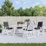 Cojines de silla respaldo bajo 4 uds tela Oxford gris antracita de vidaXL, Cojines para sillas y sofás - Ref: Foro24-377672, ...