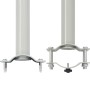 Toldo lateral retráctil de jardín color crema 80x300 cm de vidaXL, Sombrillas - Ref: Foro24-48359, Precio: 57,84 €, Descuento: %