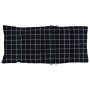 Cojines para silla respaldo alto 4 uds tela a cuadros negro de vidaXL, Cojines para sillas y sofás - Ref: Foro24-377651, Prec...