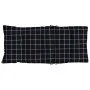 Cojines para silla respaldo alto 4 uds tela a cuadros negro de vidaXL, Cojines para sillas y sofás - Ref: Foro24-377651, Prec...