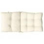 Cojines para silla con respaldo bajo 6 uds tela Oxford crema de vidaXL, Cojines para sillas y sofás - Ref: Foro24-377679, Pre...