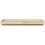 Estructura de cama con luces LED roble Sonoma 90x190 cm de vidaXL, Camas y somieres - Ref: Foro24-839541, Precio: 100,61 €, D...