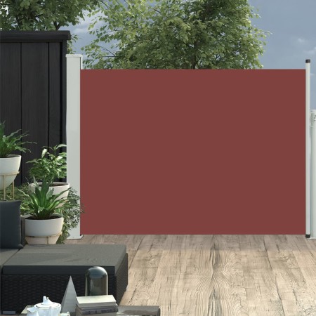 Toldo lateral retráctil de jardín marrón 100x500 cm de vidaXL, Sombrillas - Ref: Foro24-48387, Precio: 73,86 €, Descuento: %