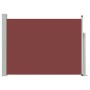 Toldo lateral retráctil de jardín marrón 100x500 cm de vidaXL, Sombrillas - Ref: Foro24-48387, Precio: 73,86 €, Descuento: %