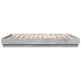 Estructura de cama con luces LED gris hormigón 200x200 cm de vidaXL, Camas y somieres - Ref: Foro24-3209768, Precio: 157,48 €...