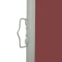 Toldo lateral retráctil de jardín marrón 100x500 cm de vidaXL, Sombrillas - Ref: Foro24-48387, Precio: 78,49 €, Descuento: %