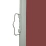 Toldo lateral retráctil de jardín marrón 100x500 cm de vidaXL, Sombrillas - Ref: Foro24-48387, Precio: 73,86 €, Descuento: %