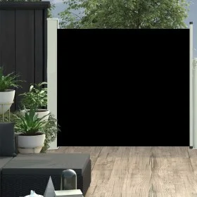 Toldo lateral retráctil de jardín negro 100x300 cm de vidaXL, Sombrillas - Ref: Foro24-48370, Precio: 64,70 €, Descuento: %