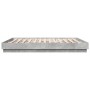 Estructura de cama madera de ingeniería gris hormigón 200x200cm de vidaXL, Camas y somieres - Ref: Foro24-3209831, Precio: 13...