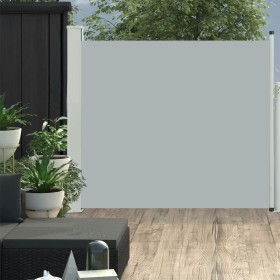 Toldo lateral retráctil de jardín gris 100x300 cm de vidaXL, Sombrillas - Ref: Foro24-48374, Precio: 64,24 €, Descuento: %