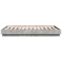 Estructura de cama madera de ingeniería gris hormigón 140x190cm de vidaXL, Camas y somieres - Ref: Foro24-3209873, Precio: 13...