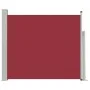 Toldo lateral retráctil de jardín rojo 100x300 cm de vidaXL, Sombrillas - Ref: Foro24-48373, Precio: 62,82 €, Descuento: %
