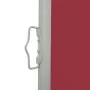 Toldo lateral retráctil de jardín rojo 100x300 cm de vidaXL, Sombrillas - Ref: Foro24-48373, Precio: 62,82 €, Descuento: %