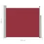 Toldo lateral retráctil de jardín rojo 100x300 cm de vidaXL, Sombrillas - Ref: Foro24-48373, Precio: 62,82 €, Descuento: %