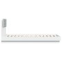 Estructura de cama con cabecero y luces LED blanco 100x200 cm de vidaXL, Camas y somieres - Ref: Foro24-3210024, Precio: 177,...