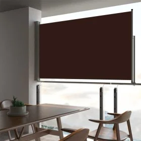 Toldo lateral retráctil para patio marrón 140x300 cm de vidaXL, Sombrillas - Ref: Foro24-48346, Precio: 79,00 €, Descuento: %