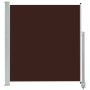 Toldo lateral retráctil para patio marrón 140x300 cm de vidaXL, Sombrillas - Ref: Foro24-48346, Precio: 80,85 €, Descuento: %