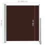 Toldo lateral retráctil para patio marrón 140x300 cm de vidaXL, Sombrillas - Ref: Foro24-48346, Precio: 80,85 €, Descuento: %