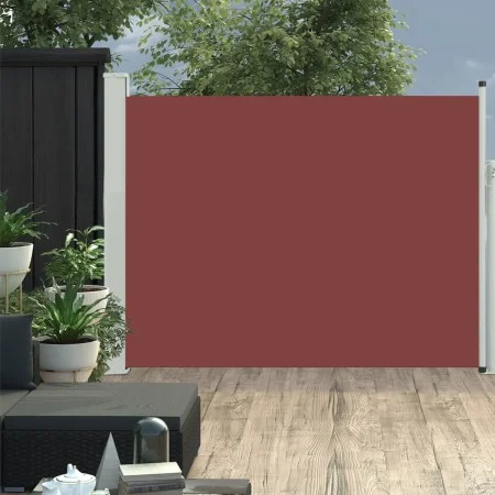 Toldo lateral retráctil de jardín marrón 140x500 cm de vidaXL, Sombrillas - Ref: Foro24-48399, Precio: 92,59 €, Descuento: %