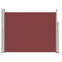 Toldo lateral retráctil de jardín marrón 140x500 cm de vidaXL, Sombrillas - Ref: Foro24-48399, Precio: 94,63 €, Descuento: %