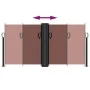 Toldo lateral retráctil marrón 120x1200 cm de vidaXL, Sombrillas - Ref: Foro24-4004794, Precio: 120,92 €, Descuento: %