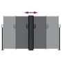 Toldo lateral retráctil negro 140x1200 cm de vidaXL, Sombrillas - Ref: Foro24-4004804, Precio: 149,25 €, Descuento: %
