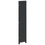 Biombo separador de 3 paneles madera maciza Paulownia negro by vidaXL, Room dividers - Ref: Foro24-358847, Price: 107,48 €, D...