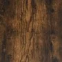 Engineered wood bed frame in smoked oak, 160x200cm. by vidaXL, Beds and slatted bases - Ref: Foro24-3209846, Price: 158,89 €,...