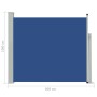 Toldo lateral retráctil de jardín azul 100x300 cm de vidaXL, Sombrillas - Ref: Foro24-48372, Precio: 61,56 €, Descuento: %