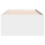 Tumbona con cajones madera de ingeniería blanco 75x190 cm de vidaXL, Camas y somieres - Ref: Foro24-3280888, Precio: 175,73 €...