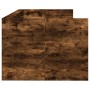 Tumbona con cajones madera ingeniería roble ahumado 100x200 cm de vidaXL, Camas y somieres - Ref: Foro24-3280843, Precio: 189...