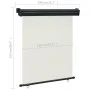 Toldo lateral de balcón color crema 140x250 cm de vidaXL, Sombrillas - Ref: Foro24-48425, Precio: 77,72 €, Descuento: %