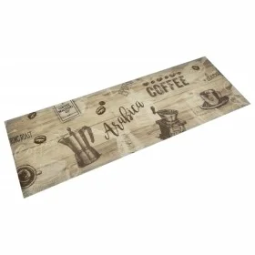 Alfombra de cocina lavable terciopelo marrón café 60x180 cm de vidaXL, Felpudos - Ref: Foro24-4005579, Precio: 33,07 €, Descu...