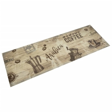 Alfombra de cocina lavable terciopelo marrón café 60x180 cm de vidaXL, Felpudos - Ref: Foro24-4005579, Precio: 33,63 €, Descu...