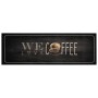 Alfombra de cocina lavable terciopelo texto café 60x180 cm de vidaXL, Felpudos - Ref: Foro24-4005591, Precio: 41,31 €, Descue...