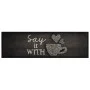 Alfombra de cocina lavable terciopelo negro taza 45x150 cm de vidaXL, Felpudos - Ref: Foro24-4005593, Precio: 23,22 €, Descue...