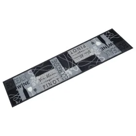 Alfombra de cocina lavable terciopelo vino gris 60x300 cm by vidaXL, Doormats - Ref: Foro24-4005601, Price: 47,66 €, Discount: %