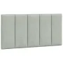 Estructura cama con luces LED terciopelo gris claro 100x200 cm de vidaXL, Camas y somieres - Ref: Foro24-3213763, Precio: 143...