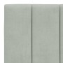 Estructura cama con luces LED terciopelo gris claro 100x200 cm de vidaXL, Camas y somieres - Ref: Foro24-3213763, Precio: 146...