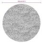 Alfombra de pelo largo moderna beige y antracita Ø 100 cm de vidaXL, Alfombras - Ref: Foro24-375398, Precio: 23,87 €, Descuen...