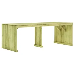 Impregnated pine wood garden table 220x101.5x80 cm by vidaXL, Garden tables - Ref: Foro24-49035, Price: 151,83 €, Discount: %