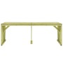 Mesa de jardín madera de pino impregnada 220x101,5x80 cm de vidaXL, Mesas de jardín - Ref: Foro24-49035, Precio: 153,54 €, De...