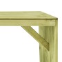 Mesa de jardín madera de pino impregnada 220x101,5x80 cm de vidaXL, Mesas de jardín - Ref: Foro24-49035, Precio: 153,54 €, De...