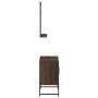 Set de muebles de baño 2 pzas madera de ingeniería marrón roble de vidaXL, Muebles de baño - Ref: Foro24-3214338, Precio: 79,...