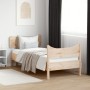 Estructura de cama con cabecero madera maciza pino 75x190 cm de vidaXL, Camas y somieres - Ref: Foro24-3216405, Precio: 126,6...
