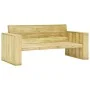 Banco de jardín madera de pino impregnada 179 cm de vidaXL, Bancos de jardín - Ref: Foro24-49037, Precio: 240,55 €, Descuento: %