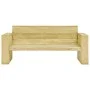 Banco de jardín madera de pino impregnada 179 cm de vidaXL, Bancos de jardín - Ref: Foro24-49037, Precio: 240,55 €, Descuento: %