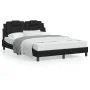 Estructura de cama con cabecero cuero sintético negro 120x200cm de vidaXL, Camas y somieres - Ref: Foro24-3208082, Precio: 18...