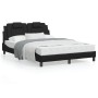 Estructura de cama con cabecero cuero sintético negro 120x200cm de vidaXL, Camas y somieres - Ref: Foro24-3208082, Precio: 18...