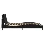 Estructura de cama con cabecero cuero sintético negro 120x200cm de vidaXL, Camas y somieres - Ref: Foro24-3208082, Precio: 18...